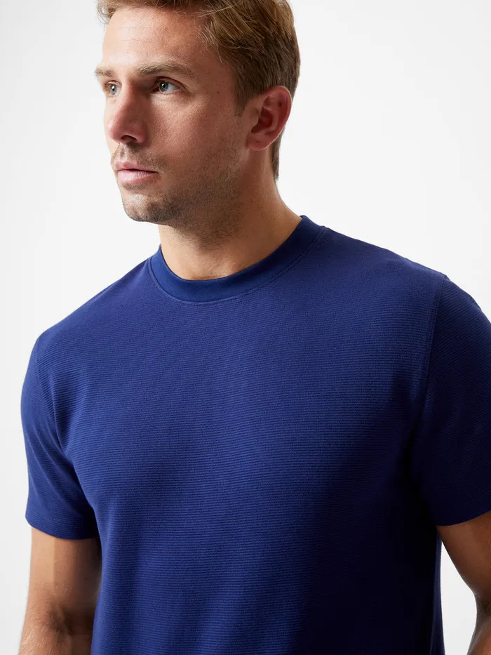 Man TShirts and Polo Shirts French Connection Ottoman Crew Neck TShirt Marine Man TShirts and Polo Shirts French Connection Ottoman Crew Neck TShirt Marine