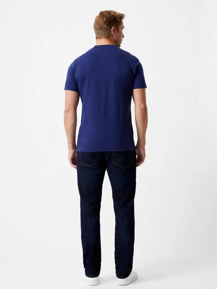 Man TShirts and Polo Shirts French Connection Ottoman Crew Neck TShirt Marine