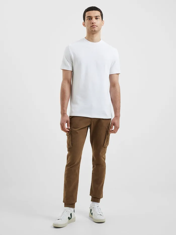 Man TShirts and Polo Shirts French Connection Ottoman Crew TShirt Linen White Man TShirts and Polo Shirts French Connection Ottoman Crew TShirt Linen White
