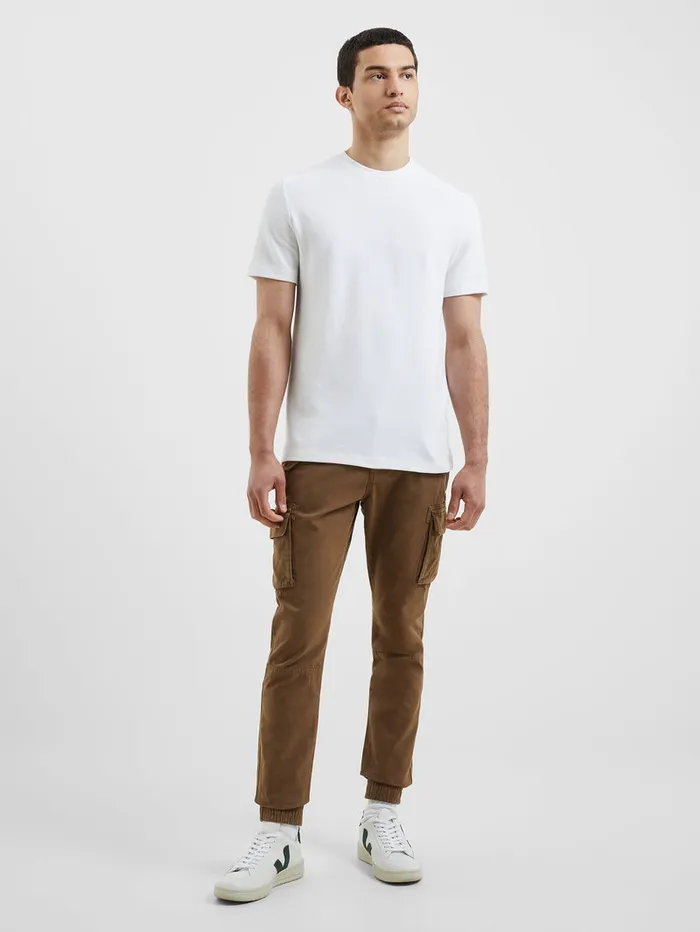 Man TShirts and Polo Shirts French Connection Ottoman Crew TShirt Linen White Man TShirts and Polo Shirts French Connection Ottoman Crew TShirt Linen White