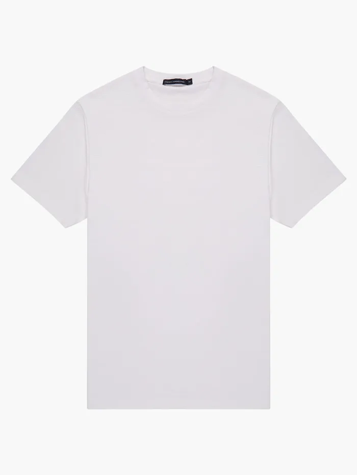 Man TShirts and Polo Shirts French Connection Ottoman Crew TShirt Linen White Man TShirts and Polo Shirts French Connection Ottoman Crew TShirt Linen White