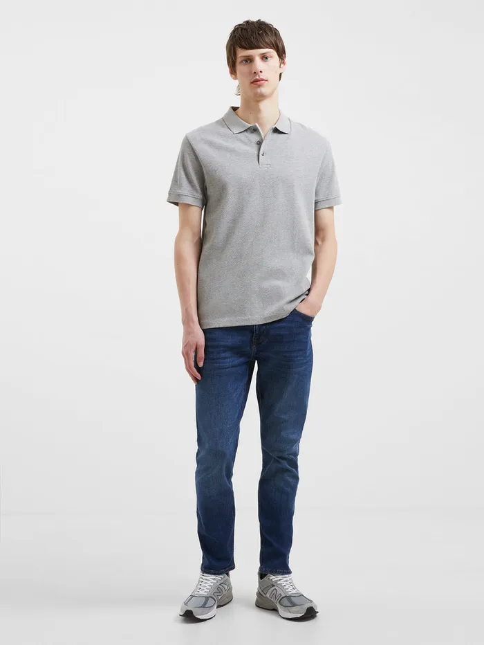 Man TShirts and Polo Shirts French Connection Popcorn Polo Shirt Light Grey Mel Man TShirts and Polo Shirts French Connection Popcorn Polo Shirt Light Grey Mel