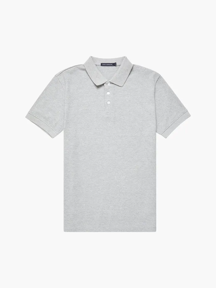 Man TShirts and Polo Shirts French Connection Popcorn Polo Shirt Light Grey Mel Man TShirts and Polo Shirts French Connection Popcorn Polo Shirt Light Grey Mel