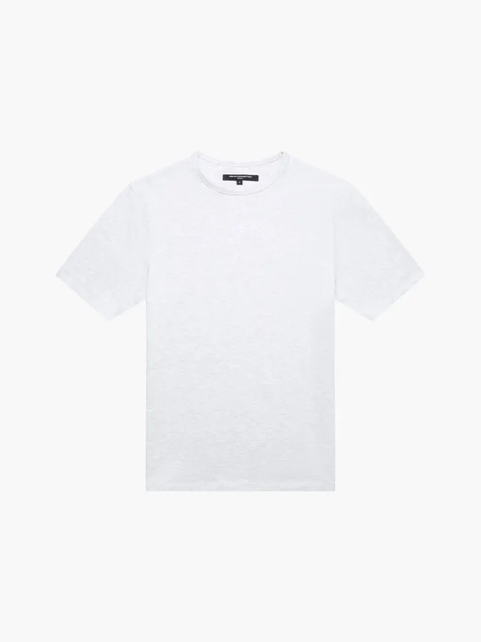 Man TShirts and Polo Shirts French Connection Short Sleeve Stretch TShirt Lt Grey Melange Man TShirts and Polo Shirts French Connection Short Sleeve Stretch TShirt Lt Grey Melange