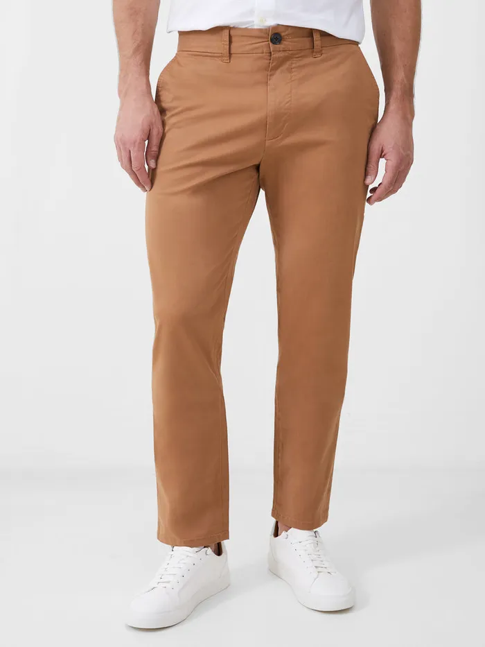 Man Trousers French Connection Stretch Chino Trousers Tobacco Man Trousers French Connection Stretch Chino Trousers Tobacco