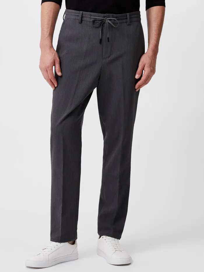 Man Trousers French Connection Stretch Knitted Trousers Black Man Trousers French Connection Stretch Knitted Trousers Black
