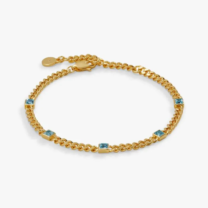 March Birthstone Aquamarine Curb Chain Bracelet Silver Women Alex And Ani Luck March Birthstone Aquamarine Curb Chain Bracelet Silver Women Alex And Ani Luck