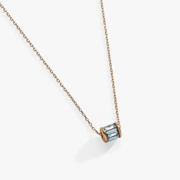 March Birthstone Precious Pendant Necklace 14kt Gold Over Sterling Silver Women Alex And Ani Wedding Engagement