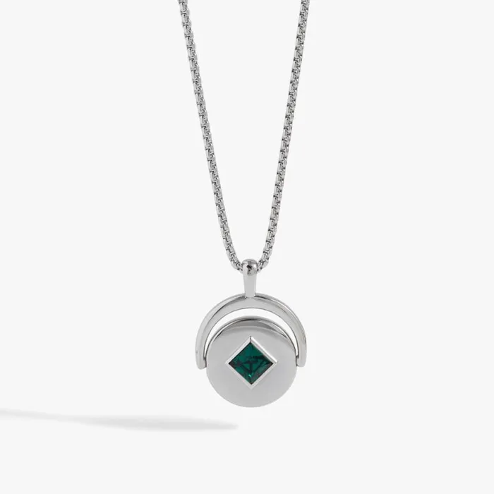 May Birthstone And Flower Flip Charm Necklace Stainless Steel Gold Women Alex And Ani Flower May Birthstone And Flower Flip Charm Necklace Stainless Steel Gold Women Alex And Ani Flower