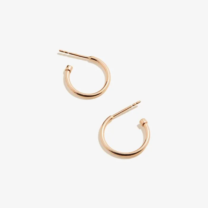 Medium Hoop Earrings 14kt Rose Gold Over Sterling Silver Women Alex And Ani Earrings Medium Hoop Earrings 14kt Rose Gold Over Sterling Silver Women Alex And Ani Earrings