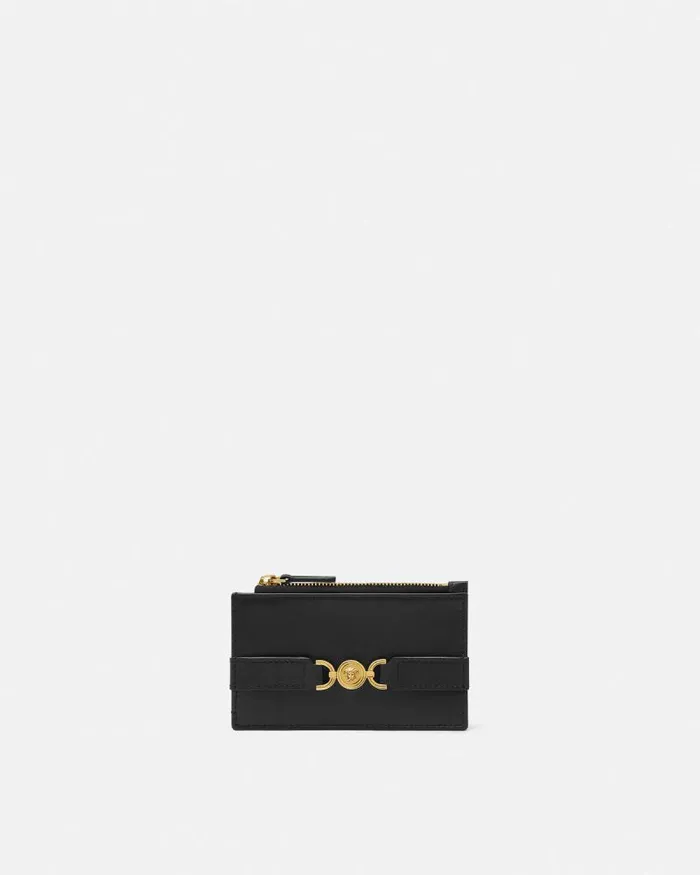 Medusa 03995 Card Holder Blackgold Women Versace Wallets