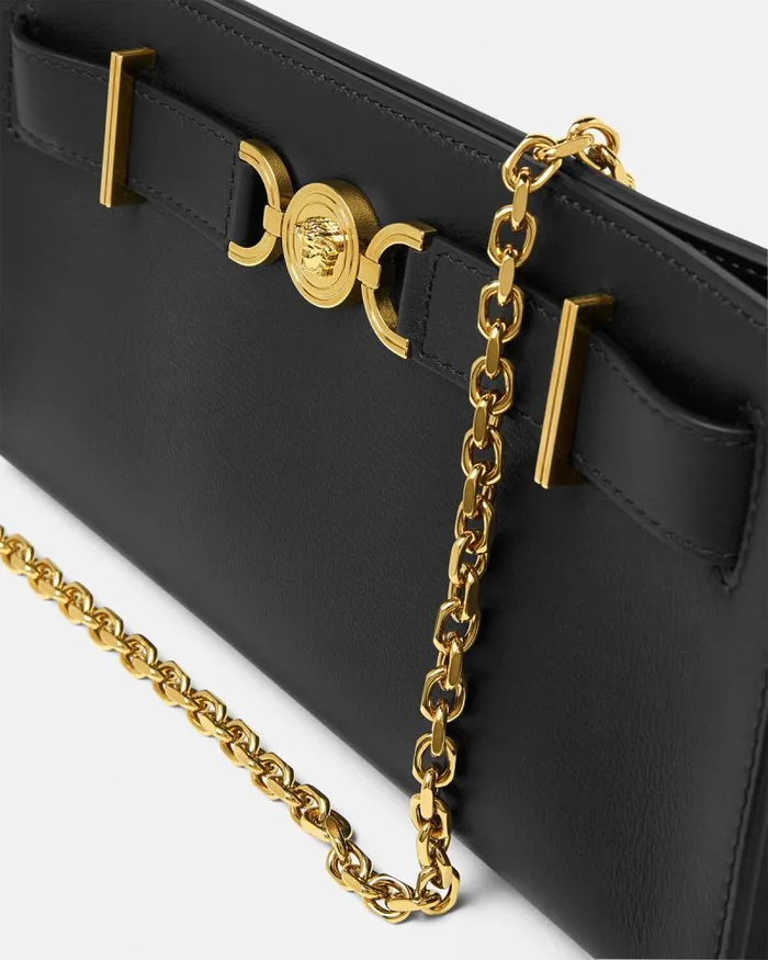 Medusa 03995 Clutch Blackgold Women Versace Mini Bags and Clutches