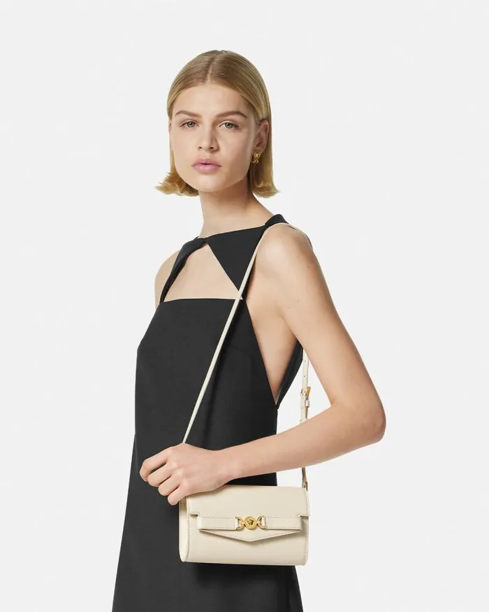 Medusa 03995 Crossbody Bag Beige Women Versace Shoulder and Crossbody