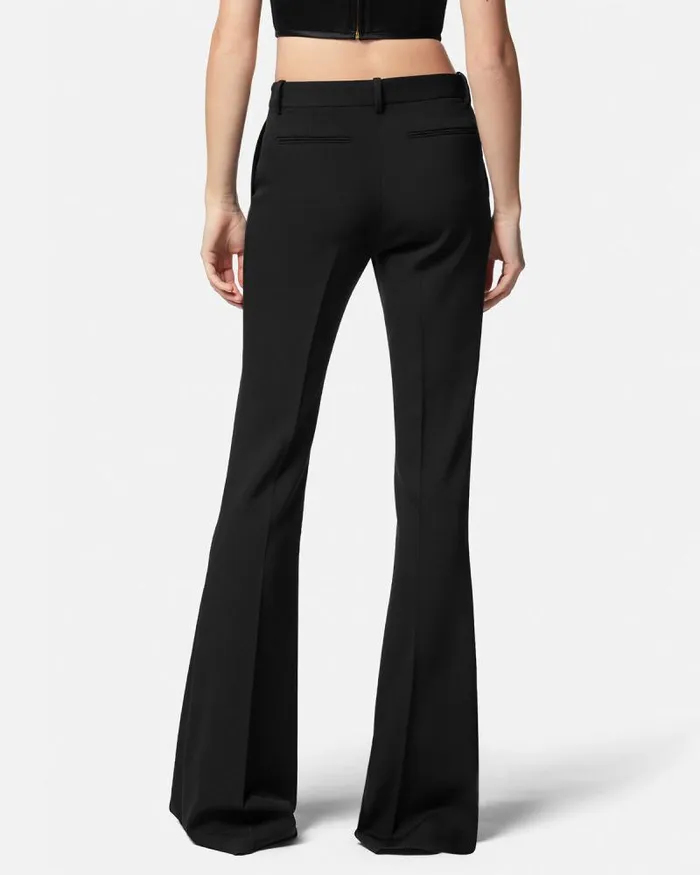 Medusa 03995 Flared Pants Black Women Versace Suits