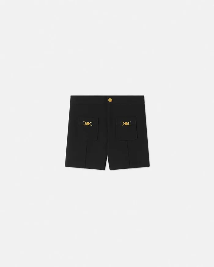 Medusa 03995 Kids Shorts Black Children Versace Clothing