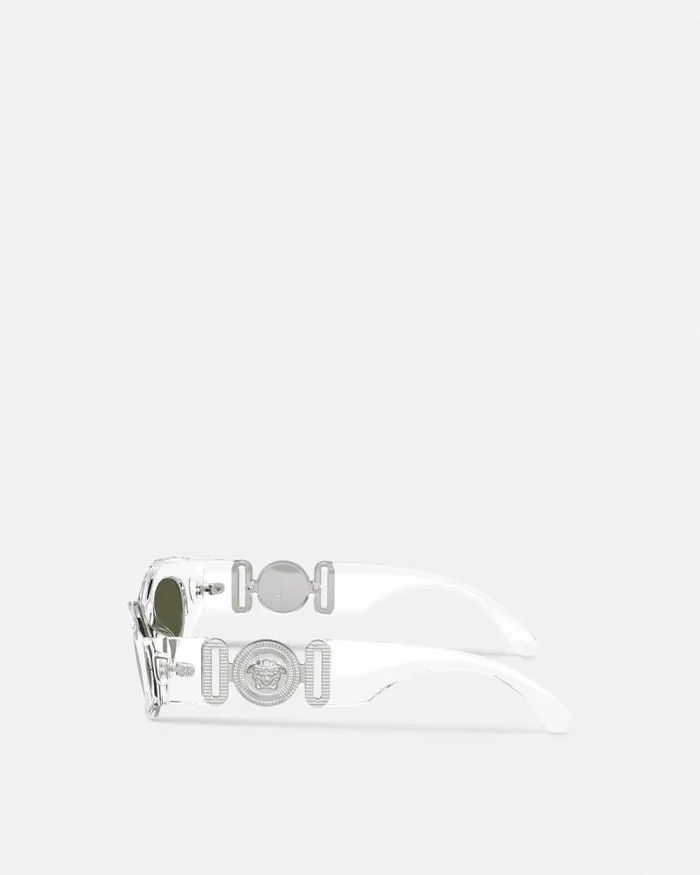Medusa Biggie CatEye Sunglasses Transparent Women Versace Sunglasses