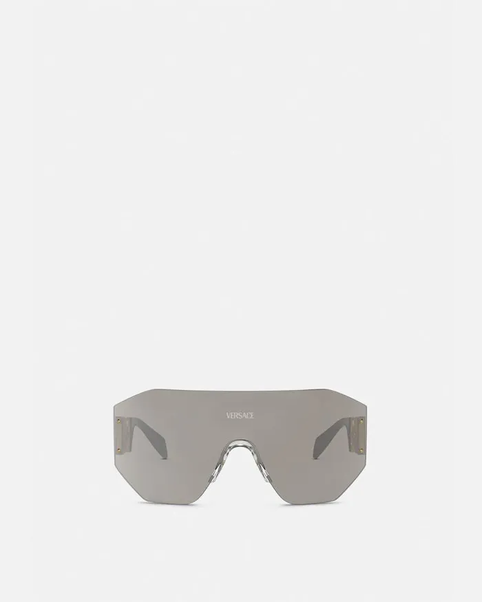Medusa Biggie Mask Sunglasses Havana Women Versace Sunglasses