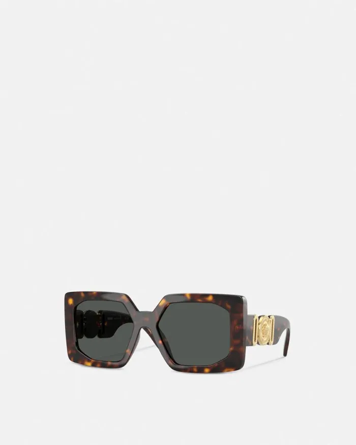 Medusa Biggie Maxi Sunglasses Havana Women Versace Sunglasses