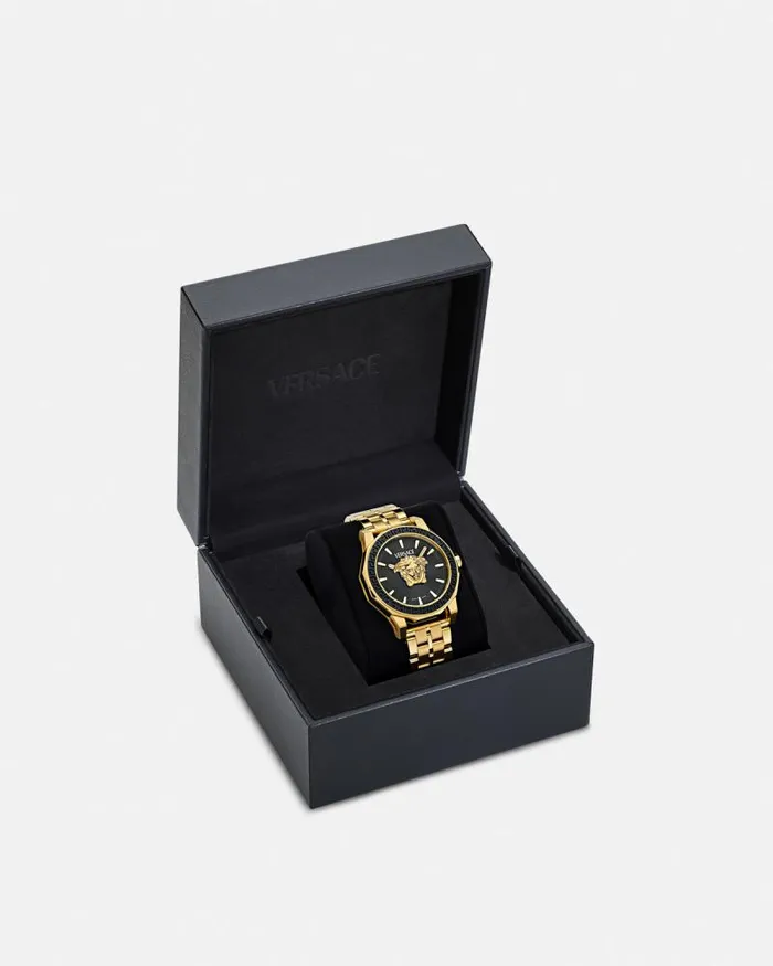 Medusa Deco Watch Gold Men Versace Watches