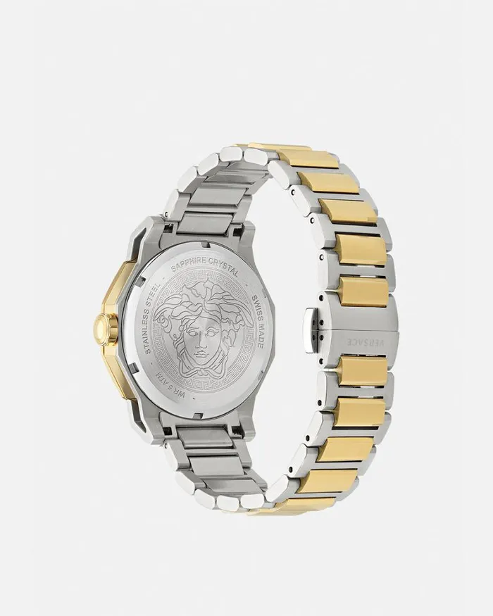 Medusa Deco Watch Silvergold Women Versace Watches