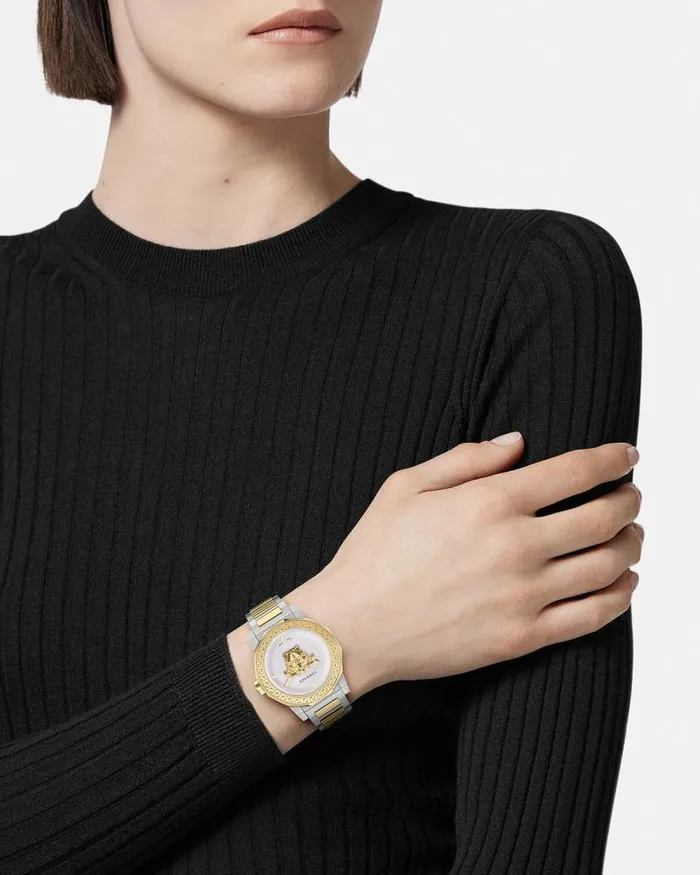 Medusa Deco Watch Silvergold Women Versace Watches