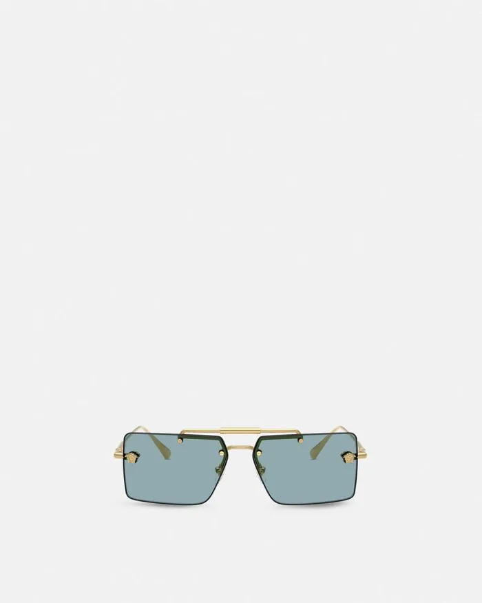 Medusa Glam Sunglasses Blackgold Women Versace Sunglasses