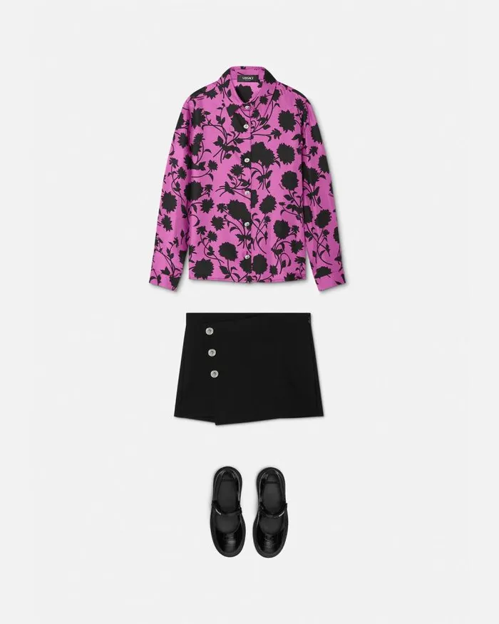 Medusa Kids Shorts Black Children Versace Clothing