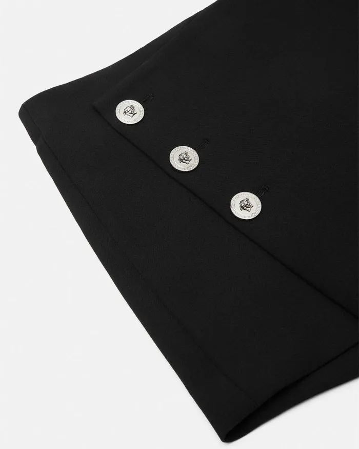 Medusa Kids Shorts Black Children Versace Clothing
