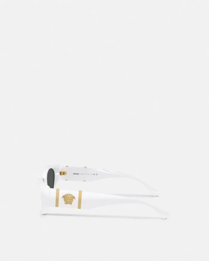 Medusa Legend CatEye Sunglasses White Women Versace Sunglasses