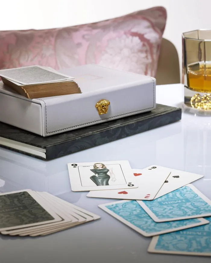Medusa Playing Cards Box Set Print Home and Lifestyle Versace Board Games