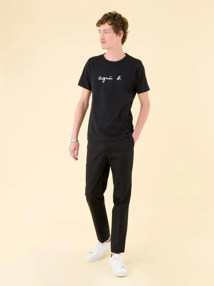 Men Agns B Artist039s Collection Black Short Sleeves Coulos 034agns B034 Tshirt