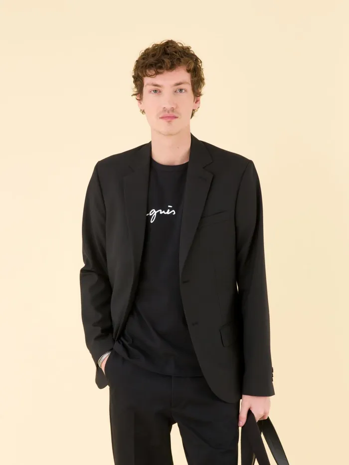 Men Agns B Artist039s Collection Black Short Sleeves Coulos 034agns B034 Tshirt