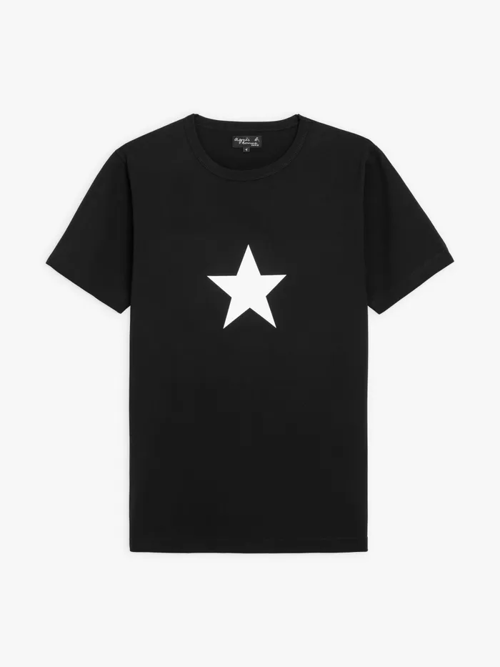 Men Agns B Artist039s Collection Black Short Sleeves Coulos Star Tshirt