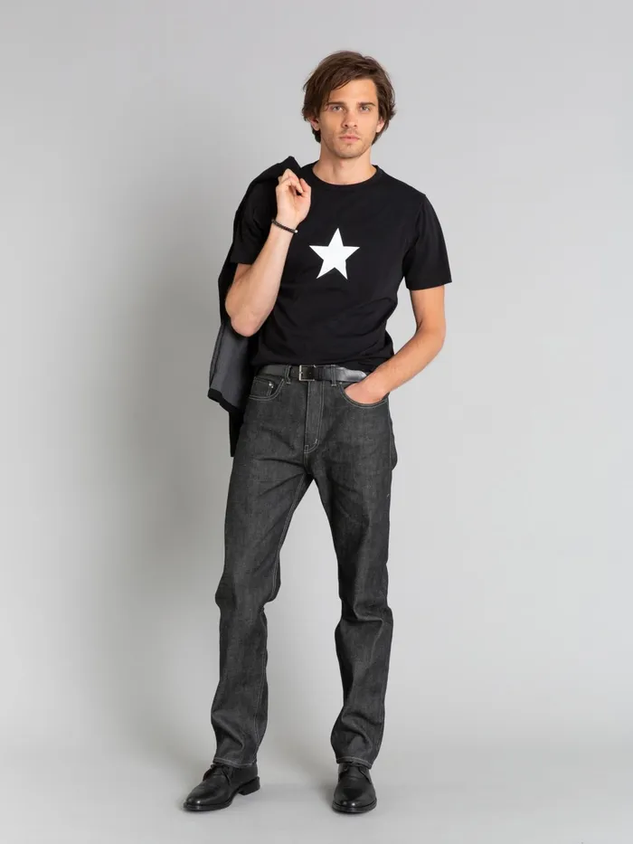 Men Agns B Artist039s Collection Black Short Sleeves Coulos Star Tshirt
