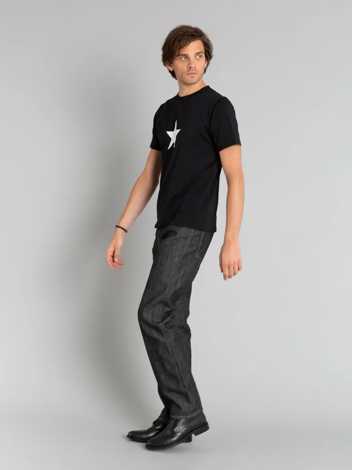 Men Agns B Artist039s Collection Black Short Sleeves Coulos Star Tshirt