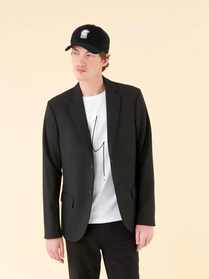 Men Agns B Artist039s Collection White Long Sleeves Coulos 034irony Mark034 Tshirt