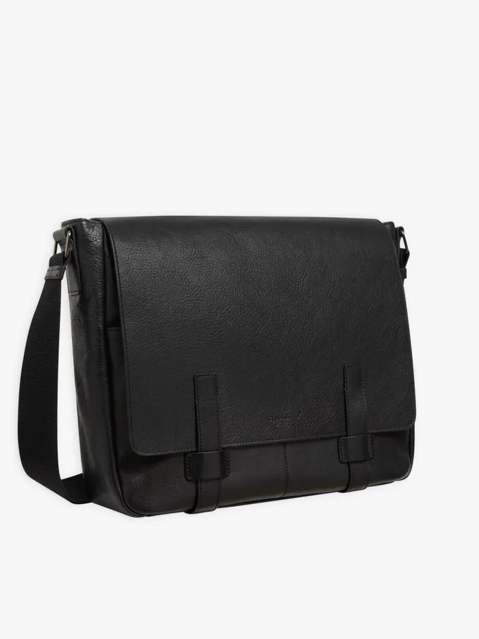 Men Agns B Bags Black Leather Joshua Handbag