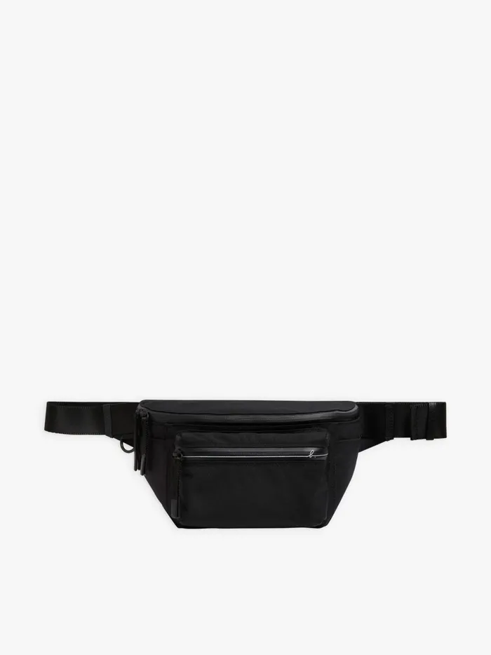 Men Agns B Bags Black Nylon Adjustable Strap Bum Bag