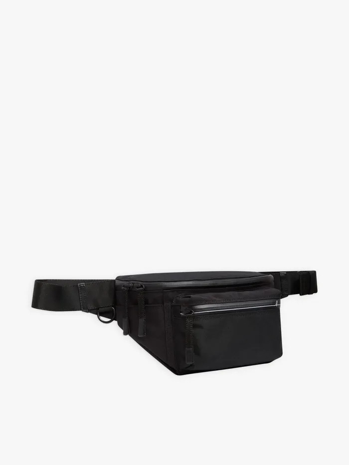 Men Agns B Bags Black Nylon Adjustable Strap Bum Bag