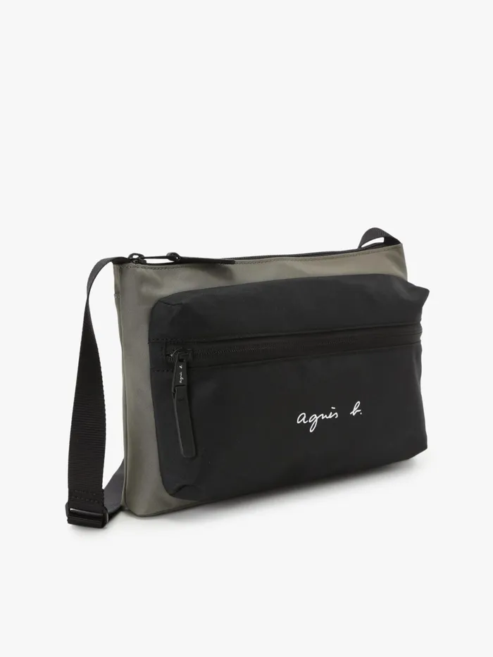 Men Agns B Bags Green Polyester Shoulder Bag