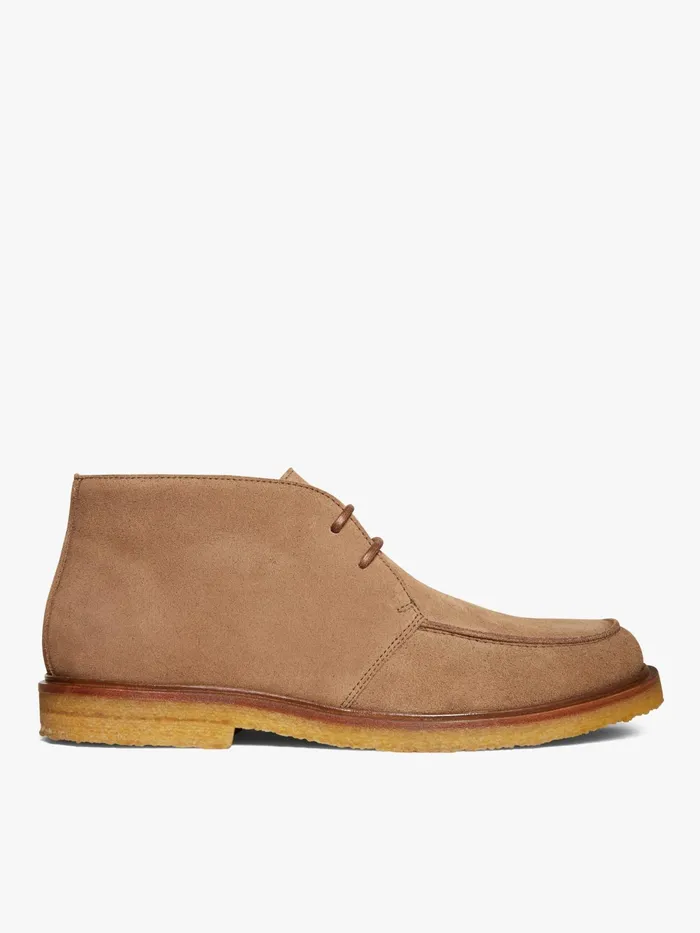 Men Agns B Boots and Ankle Boots Brown Leather Lucien Shoes