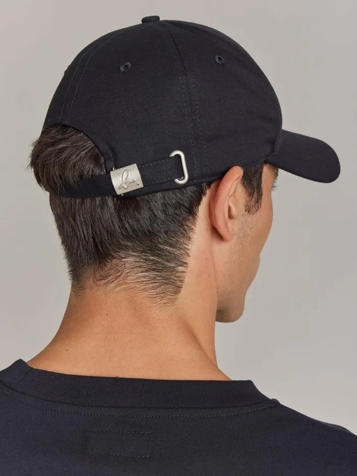 Men Agns B Caps and Hats Black Cotton Neon Lezi Cap