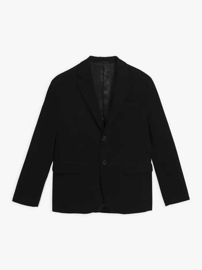 Men Agns B Jackets and Coats Black Corduroy Domino Jacket