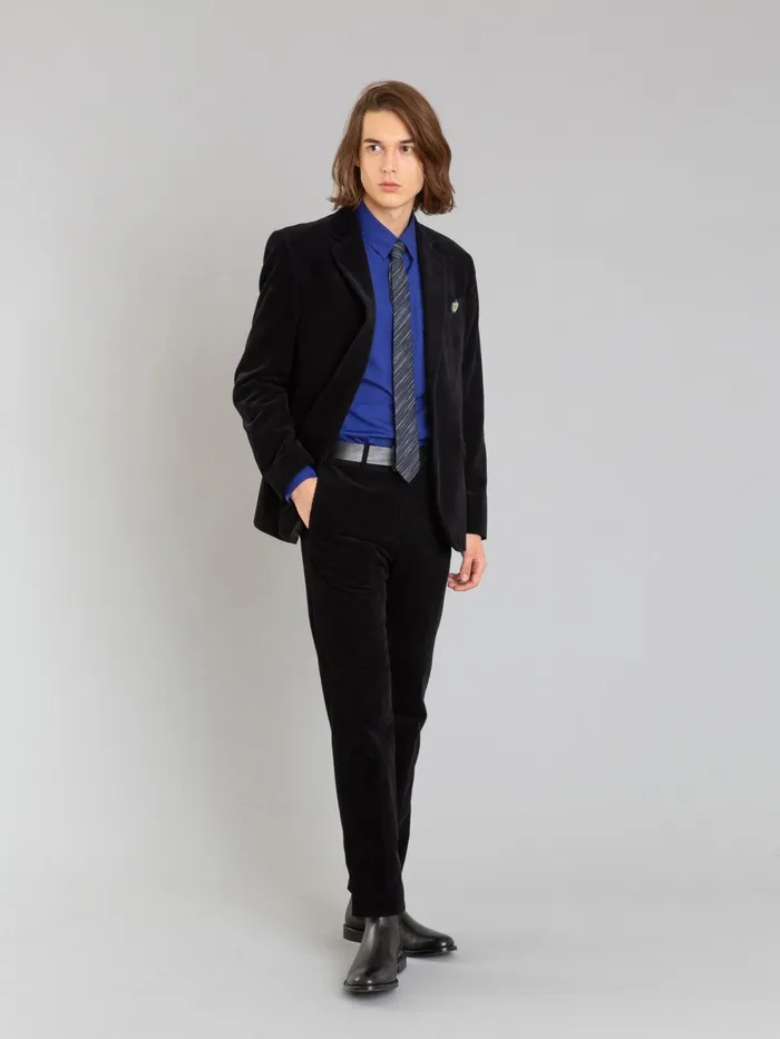 Men Agns B Jackets and Coats Black Corduroy Domino Jacket