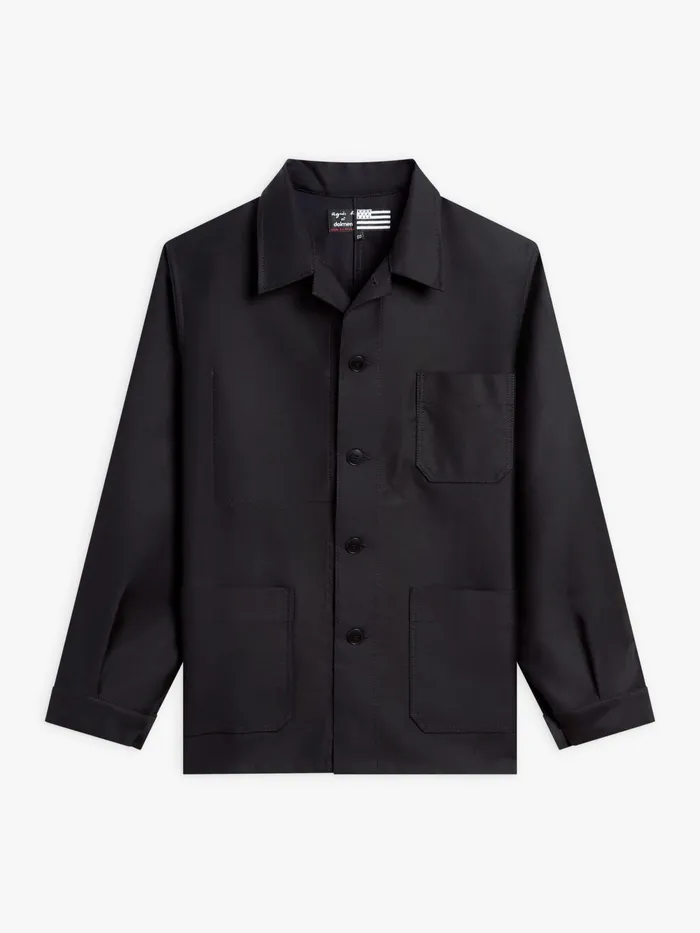 Men Agns B Jackets and Coats Black Cotton Jacket X Dolmen