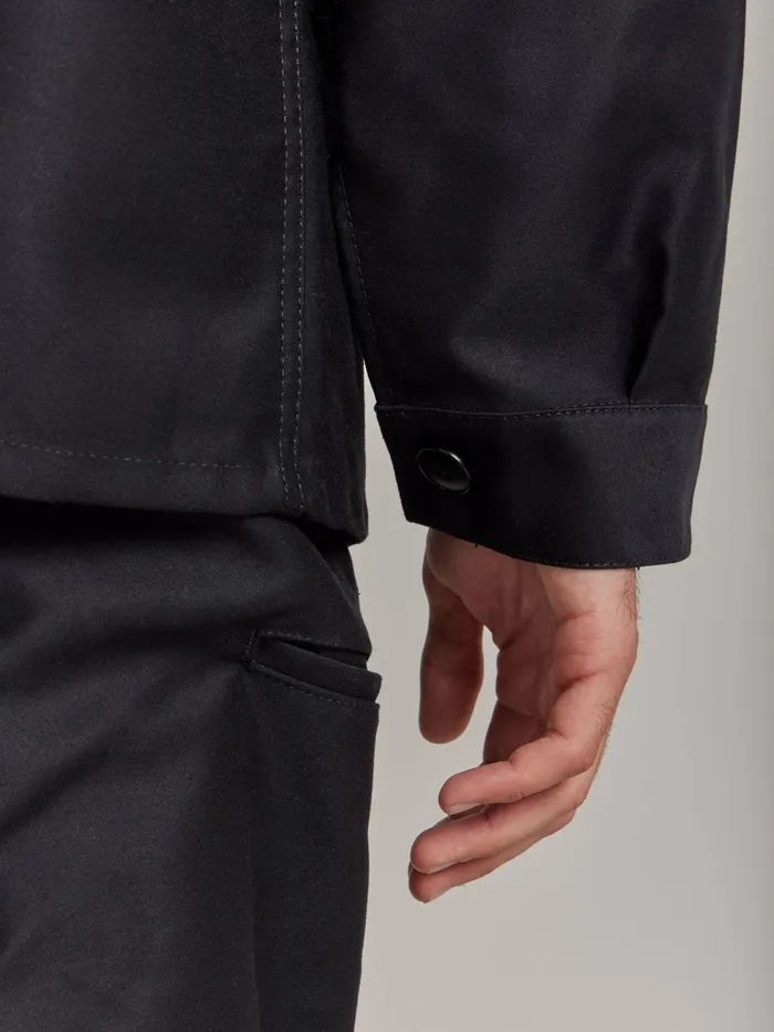 Men Agns B Jackets and Coats Black Cotton Jacket X Dolmen