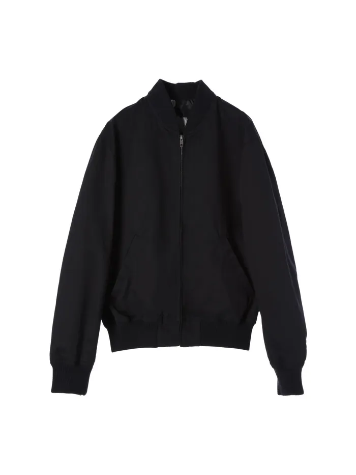 Men Agns B Jackets and Coats Black Reversible Cotton Blouson