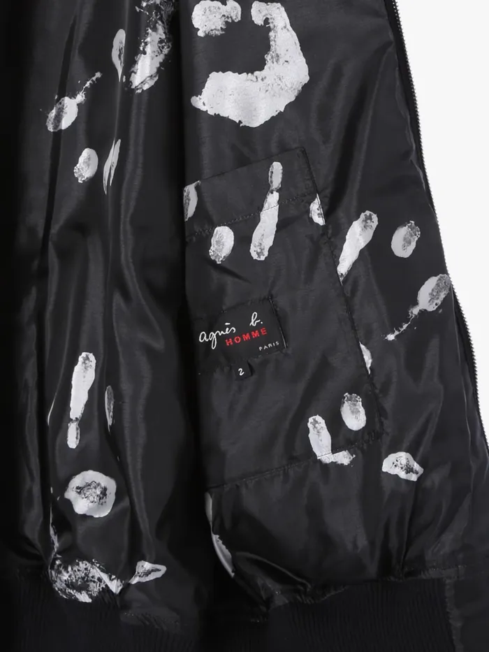 Men Agns B Jackets and Coats Black Reversible Cotton Blouson