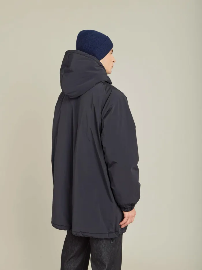 Men Agns B Jackets and Coats Black Technical Fabric Nautilus Parka
