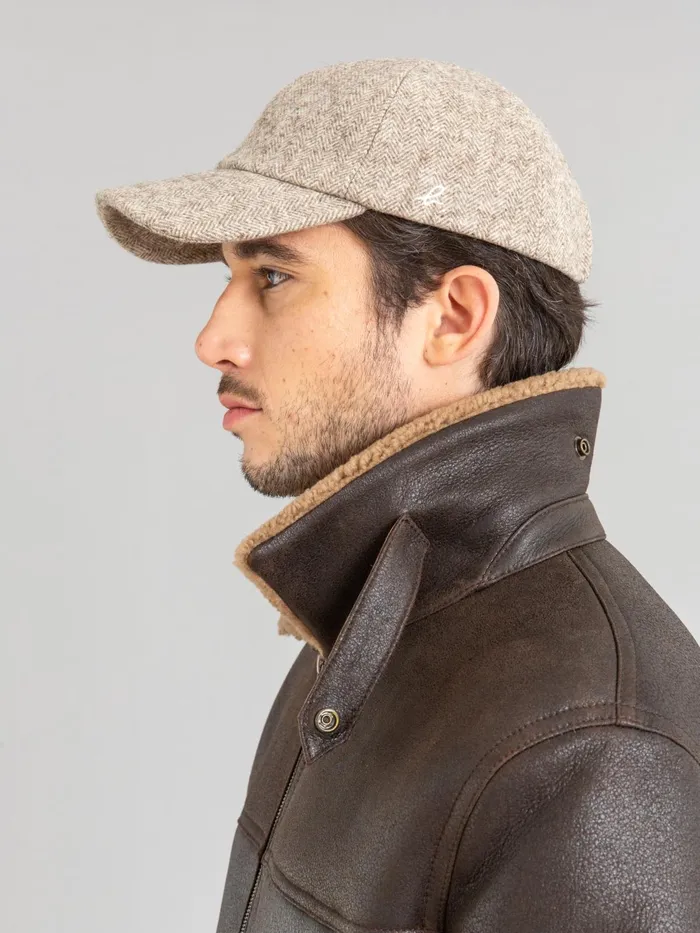 Men Agns B Jackets and Coats Brown Lambskin Bombardier Jacket